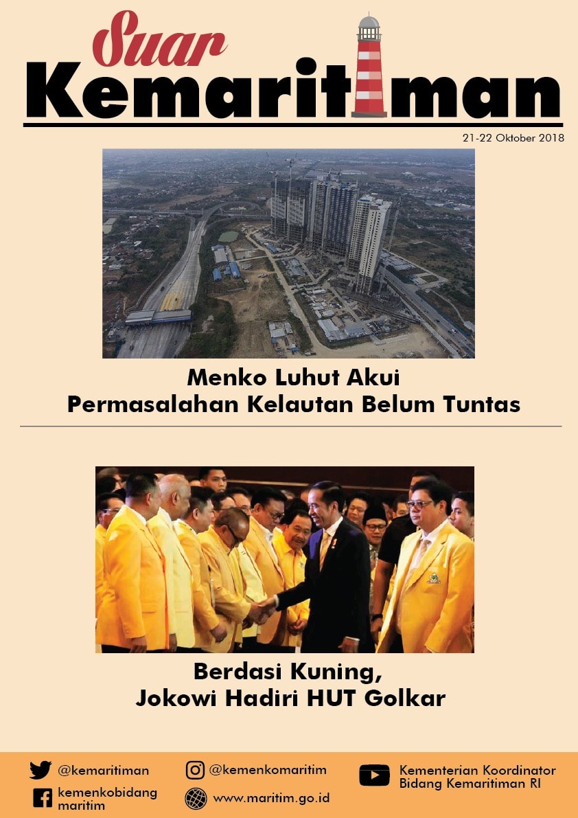 Suar Kemaritiman Edisi 21 - 22 Oktober 2018 Suar Kemaritiman Edisi 21 - 22 Oktober 2018