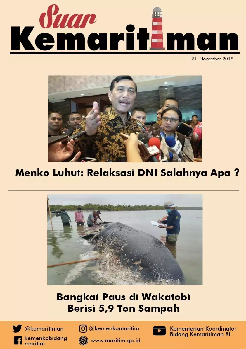 Suar Kemaritiman Edisi 21 November 2018 Suar Kemaritiman Edisi 21 November 2018
