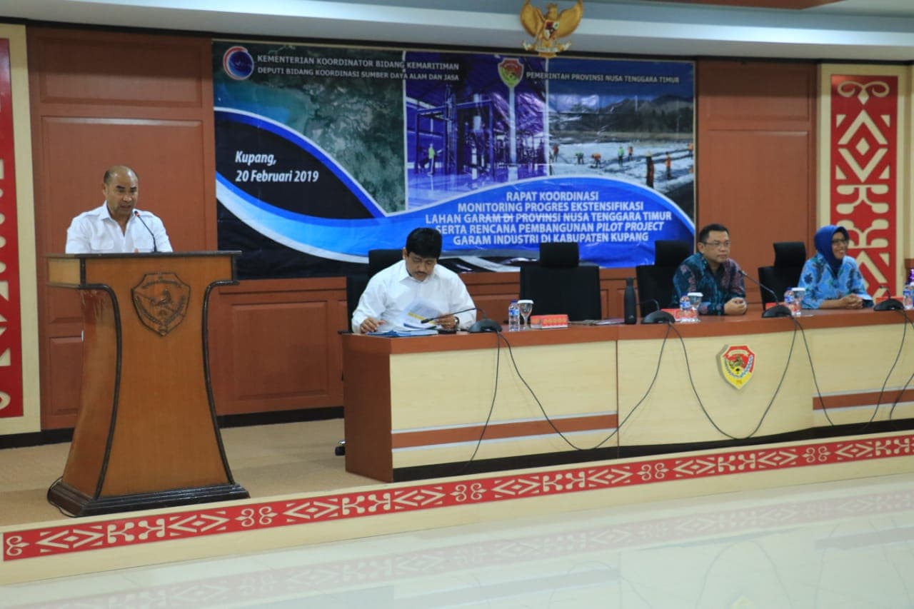 Kemenko Maritim Mengurai Tantangan Ekstentifikasi Lahan Garam Nusa Tenggara Timur