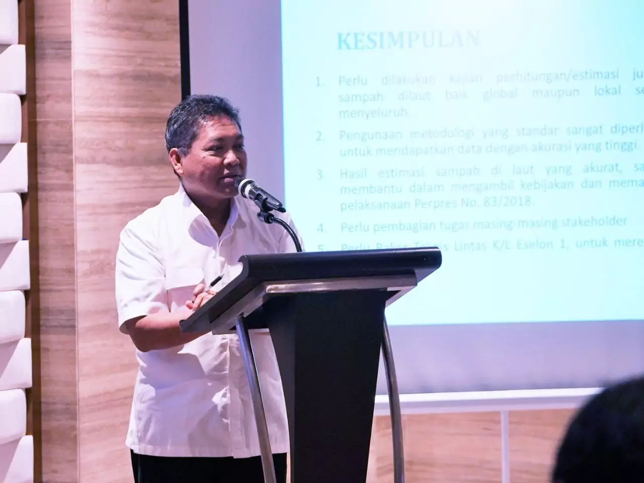 Pemerintah Indonesia Serius Penuhi Target Penurunan 70 Persen Sampah Laut Pemerintah Indonesia Serius Penuhi Target Penurunan 70 Persen Sampah Laut