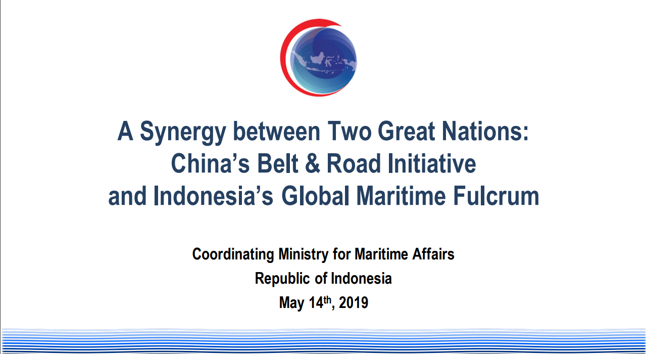 A Synergy between Two Great Nations: China's Belt and Road Initiative and Indonesia's Global Maritime Fulcrum