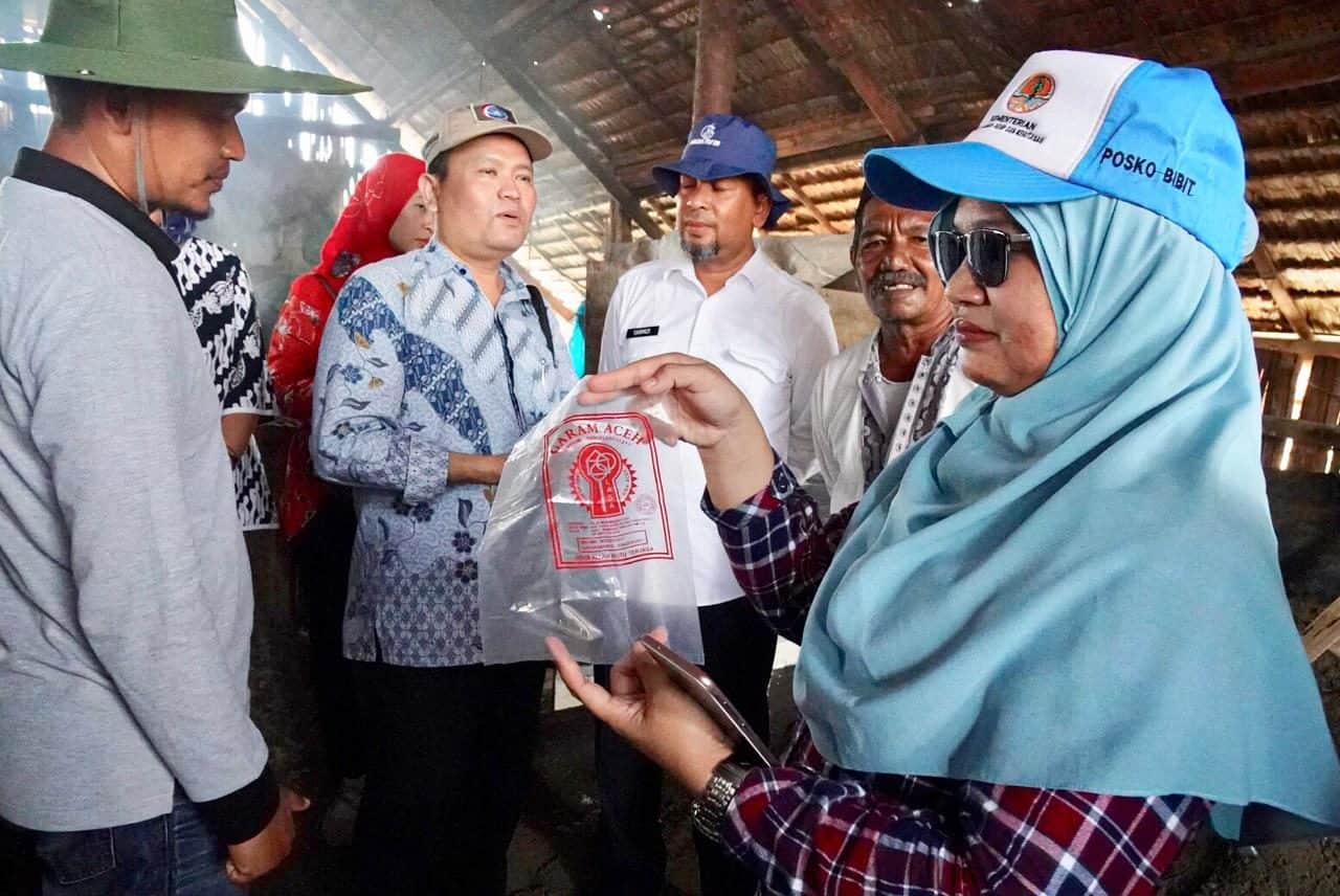 Kemenko Maritim Benchmarking ke Lahan Pergaraman di Kabupaten Pidie, Aceh Kemenko Maritim Benchmarking Ke Lahan Pergaraman Di Kabupaten Pidie, Aceh