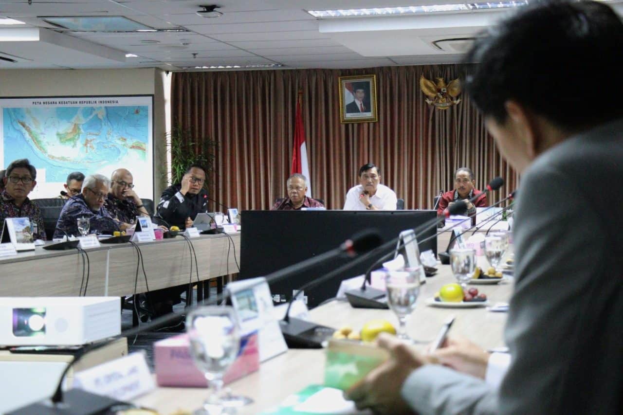 Menko Luhut Rakor Pengembangan Pariwista Toba di Kantor Maritim Menko Luhut Rakor Pengembangan Pariwista Toba Di Kantor Maritim