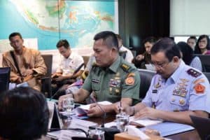 Menko Bidang Kemaritiman Luhut B. Pandjaitan Rapat Koordinasi Mengenai Realigment Flight Information Region