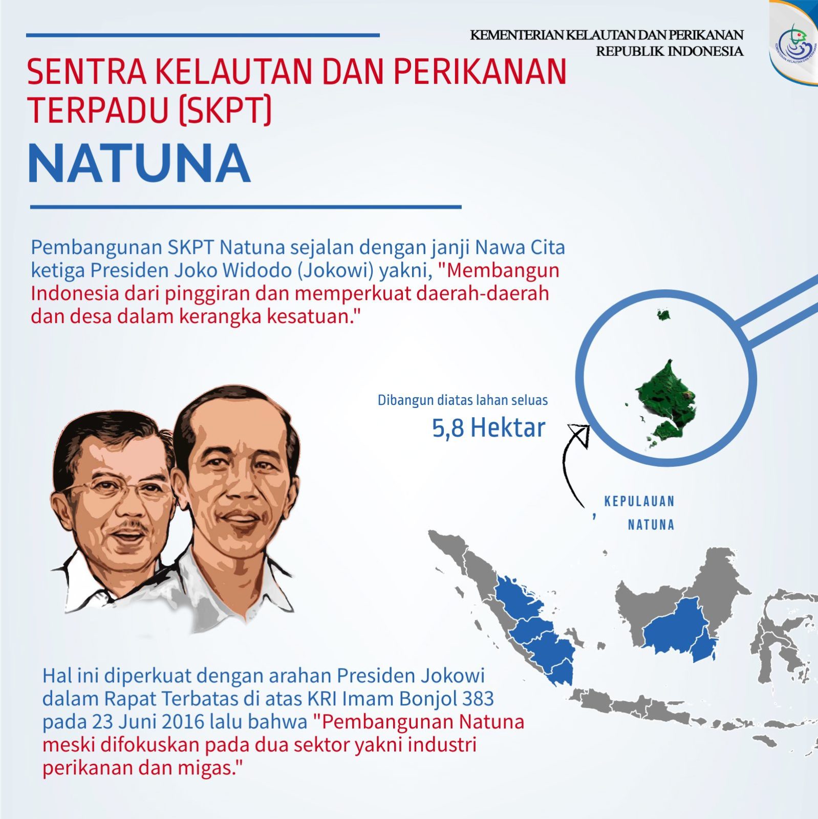 Jadi Garda Depan Utara Indonesia, SKPT Natuna Diresmikan Jadi Garda Depan Utara Indonesia, SKPT Natuna Diresmikan