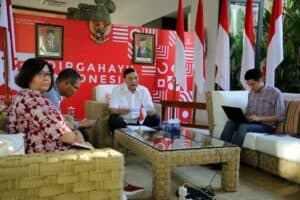 Menko Kemaritiman dan Investasi Luhut B. Pandjaitan Rakor Virtual Pengembangan Food Estate di Humbang Hasundutan