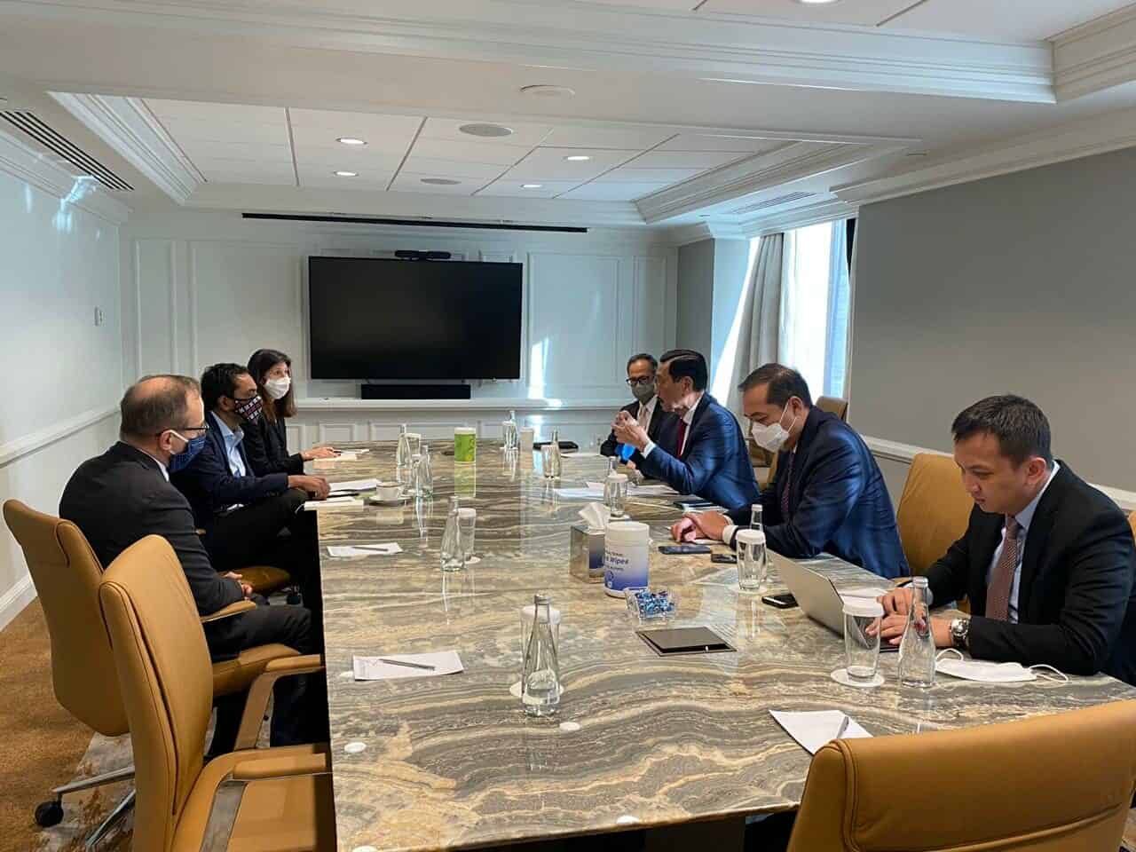 Hari Pertama Kunjungan Menteri Luhut ke Washington DC Hari Pertama Kunjungan Menteri Luhut ke Washington DC