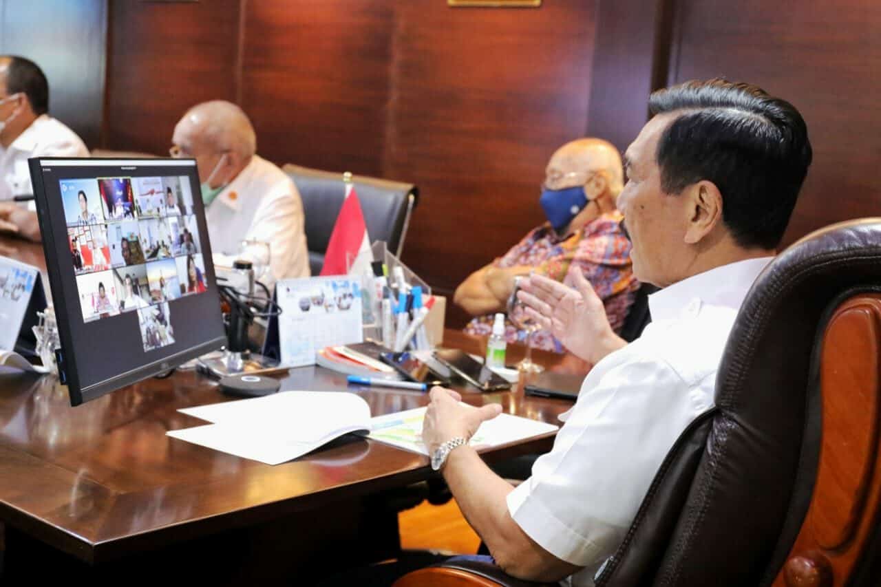 Menko Luhut Melakukan Vidcon Rakor Terkait Progress Pengembangan Food Estate Di Sumatera Utara Menko Luhut Melakukan Vidcon Rakor Terkait Progress Pengembangan Food Estate Di Sumatera Utara
