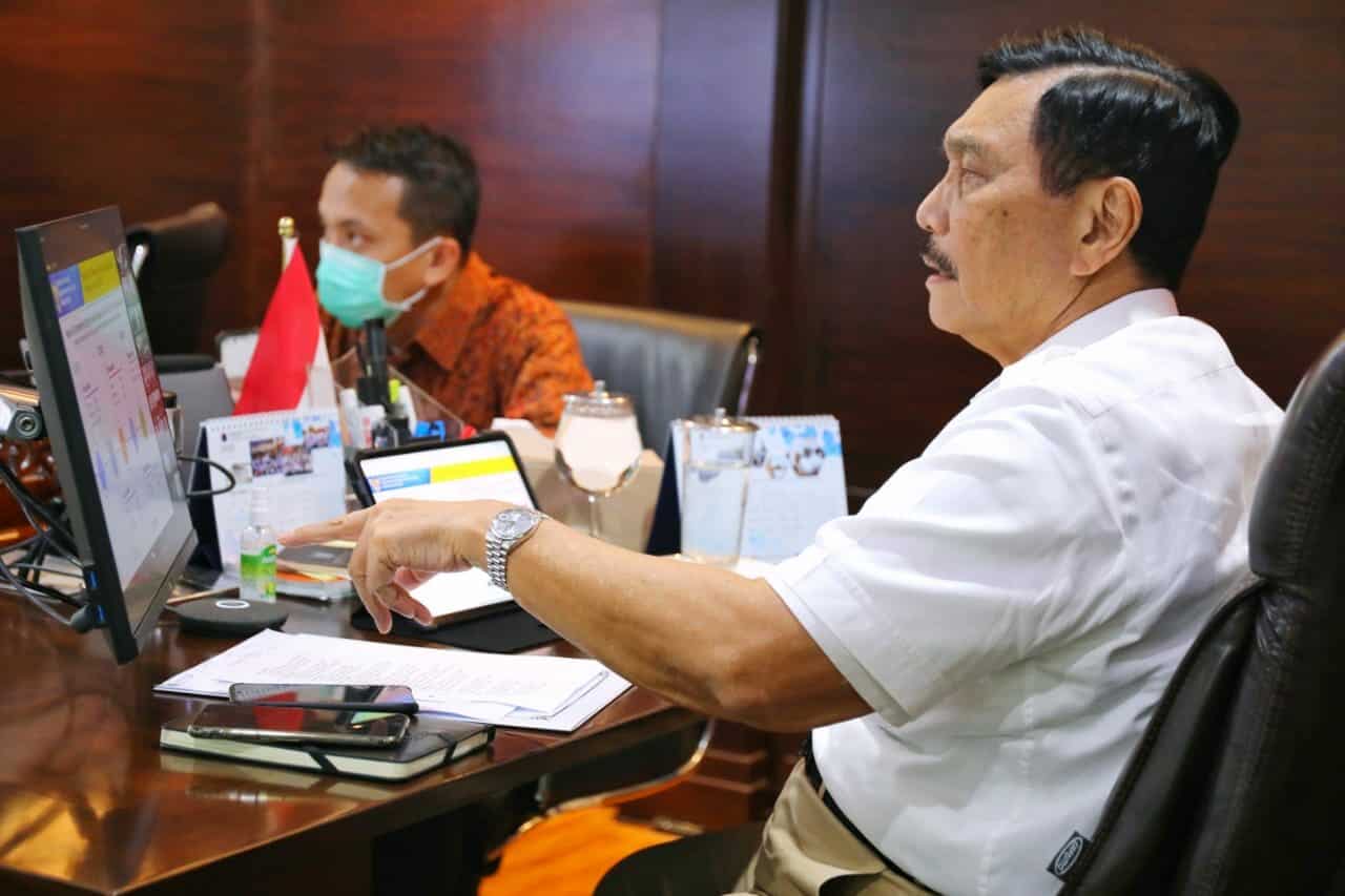 Menko Marves Luhut Mengadakan Rakor Terkait Yustisi Covid Dan Kampanye Perilaku Menko Marves Luhut Mengadakan Rakor Terkait Yustisi Covid Dan Kampanye Perilaku