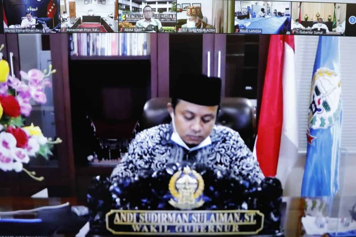 Menko Luhut Melakukan Vidcon Rakor Percepatan Penyelesaian Klaim Biaya Perawatan Pasien Covid-19 Menko Luhut Melakukan Vidcon Rakor Percepatan Penyelesaian Klaim Biaya Perawatan Pasien Covid-19