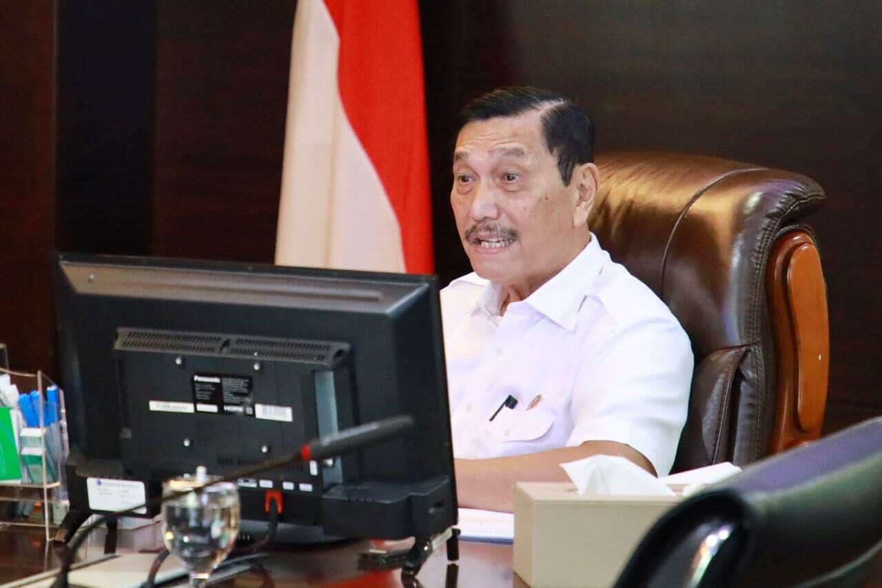 enko Luhut Vcon dengan World Bank di Kantor Marves enko Luhut Vcon dengan World Bank di Kantor Marves