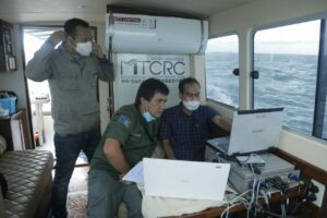 Kapal ARA Kemenko Marves Temukan Potongan Logam di Dasar Laut