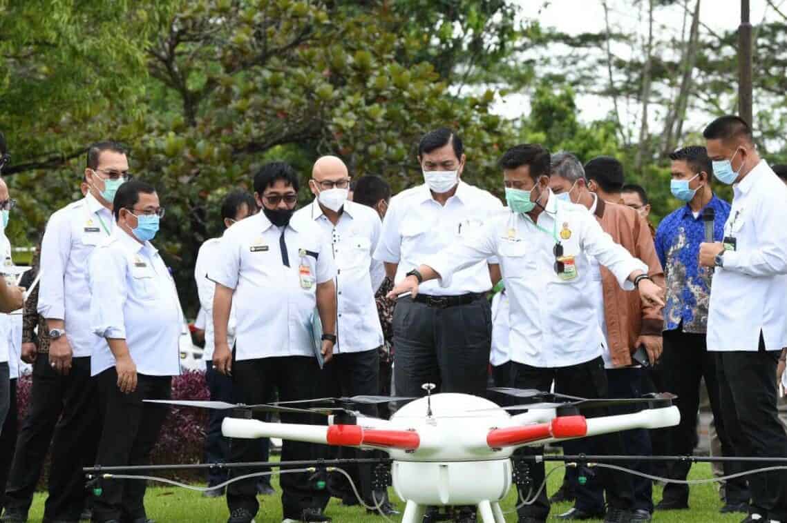 Kunjungan Menko Luhut ke BBPMP Tinjauan Alat dan Mesin Pertanian, di BBPM Kunjungan Menko Luhut ke BBPMP Tinjauan Alat dan Mesin Pertanian, di BBPM