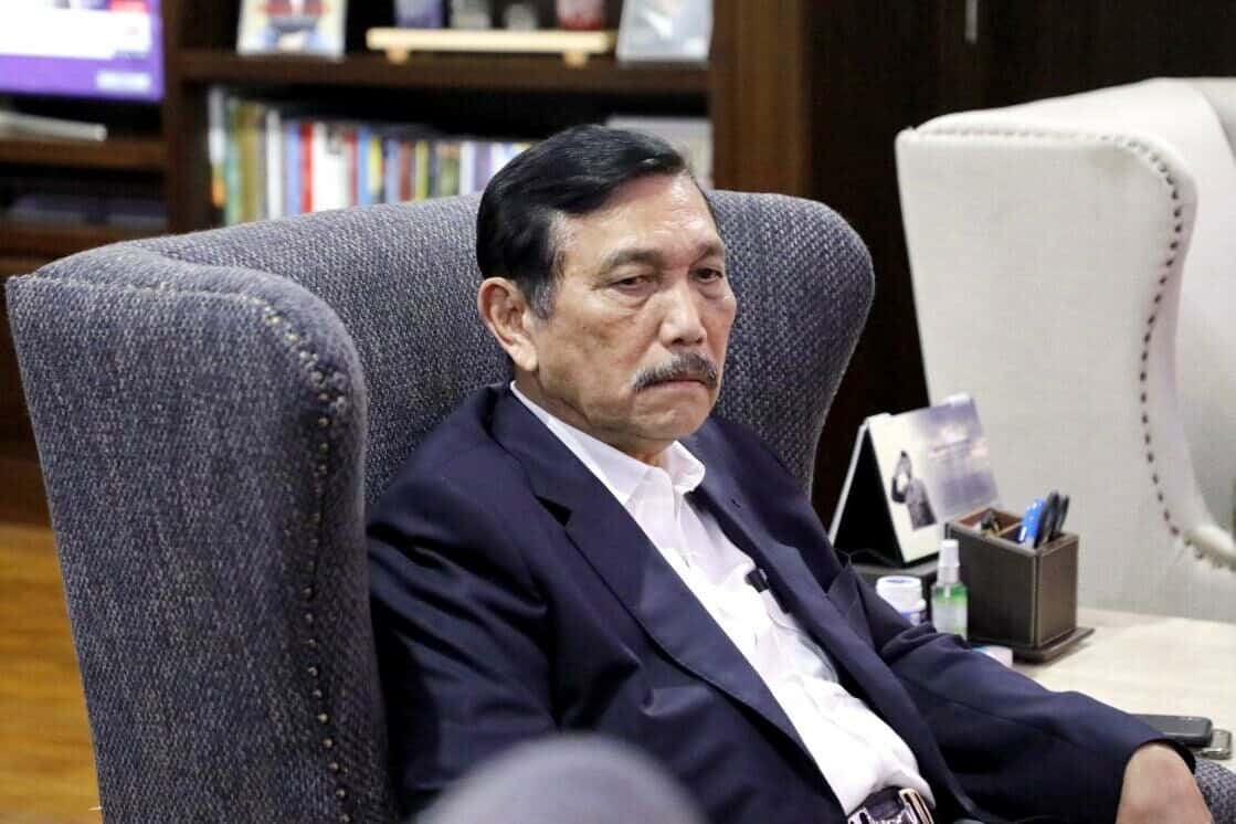 Menko Luhut Meeting Bersama Kepala Pusat Hidrografi dan Oseanografi Menko Luhut menerima Kapushidrosal di Kantor Marves (Copy)