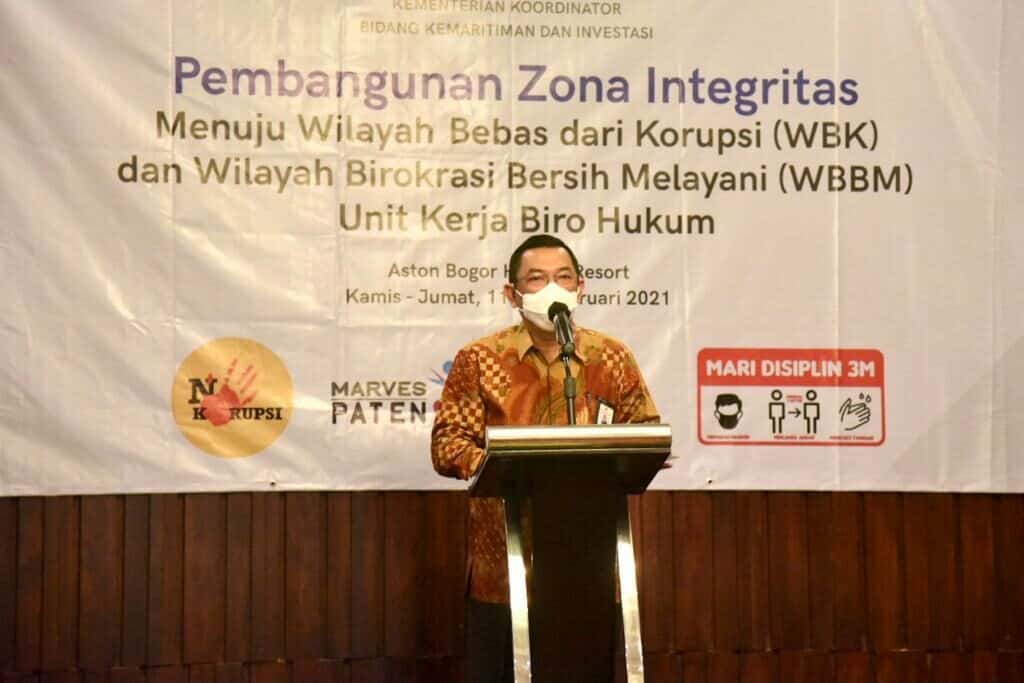 Akselerasi Implementasi Reformasi Birokrasi, Kemenko Marves Bangun Zona Integritas Akselerasi Implementasi Reformasi Birokrasi, Kemenko Marves Bangun Zona Integritas