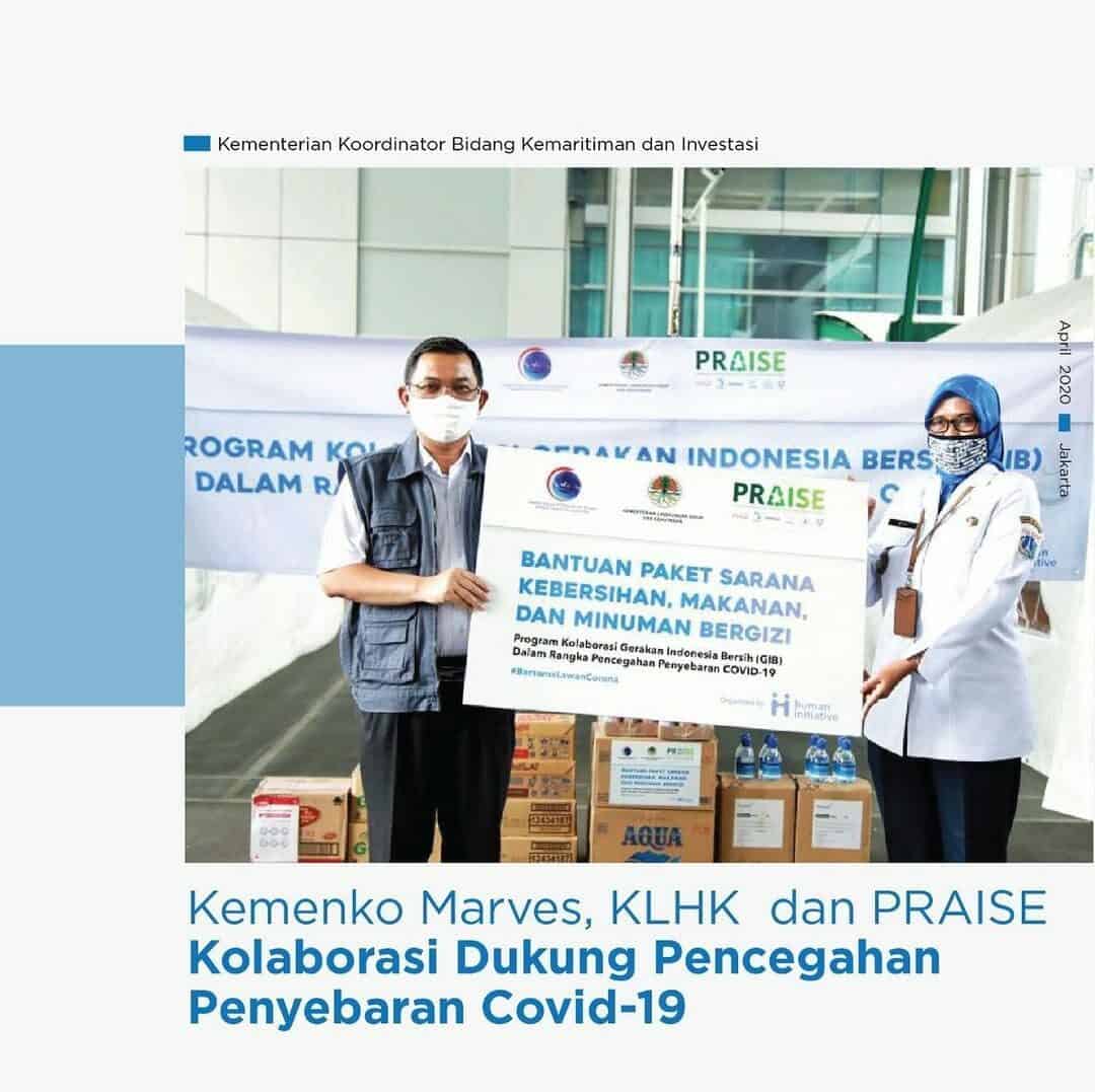 Kemenko Marves, KLHK dan PRAISE Kolaborasi Dukung Pencegahan Penyebaran Covid 19 Konsep Otomatis