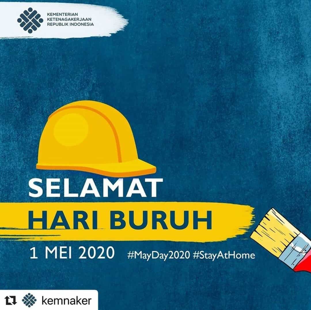Memperingati Hari Buruh Internasional 2020 Konsep Otomatis