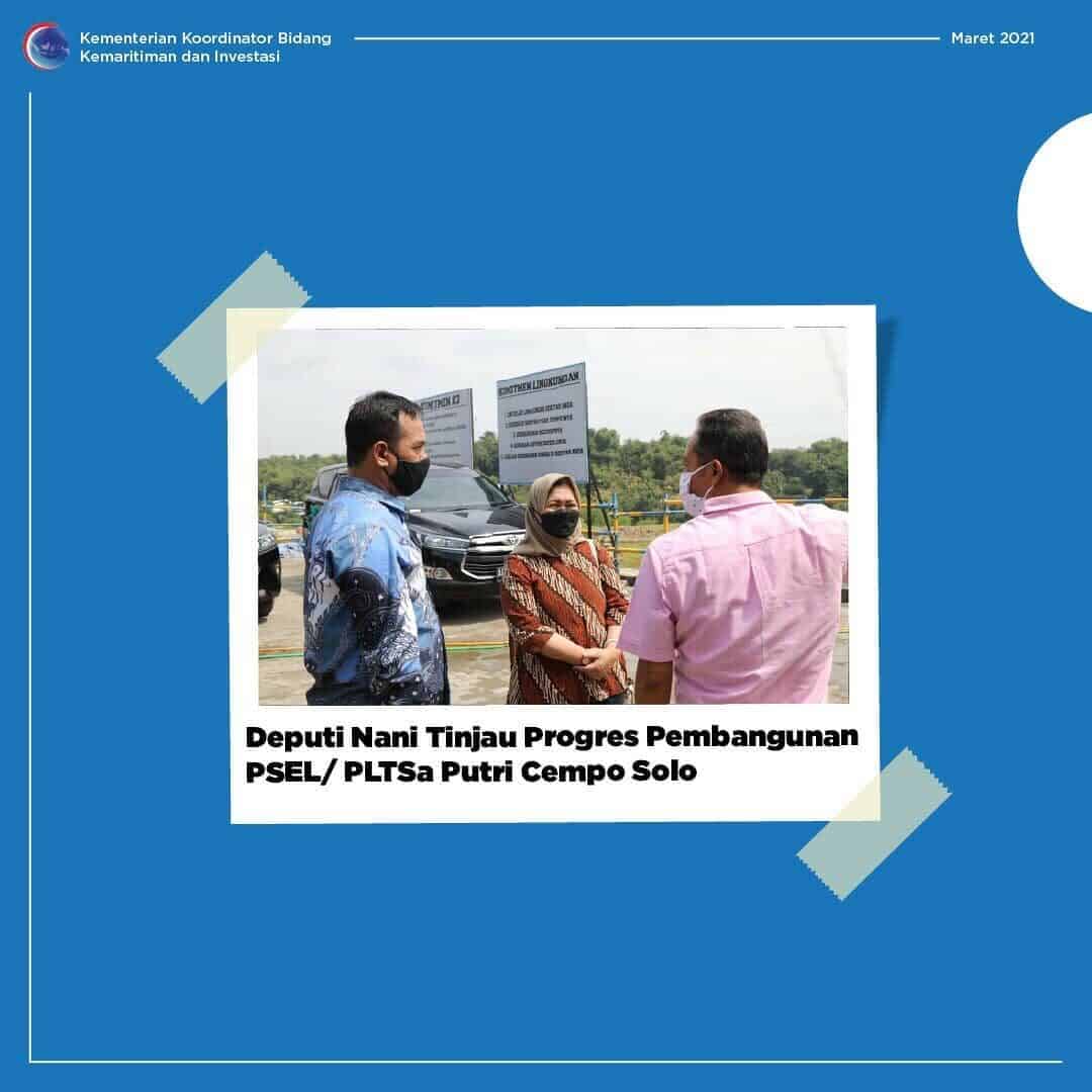 Deputi Nani Tinjau Progres Pembangunan PSEL/ PLTSa Cempo Solo Konsep Otomatis
