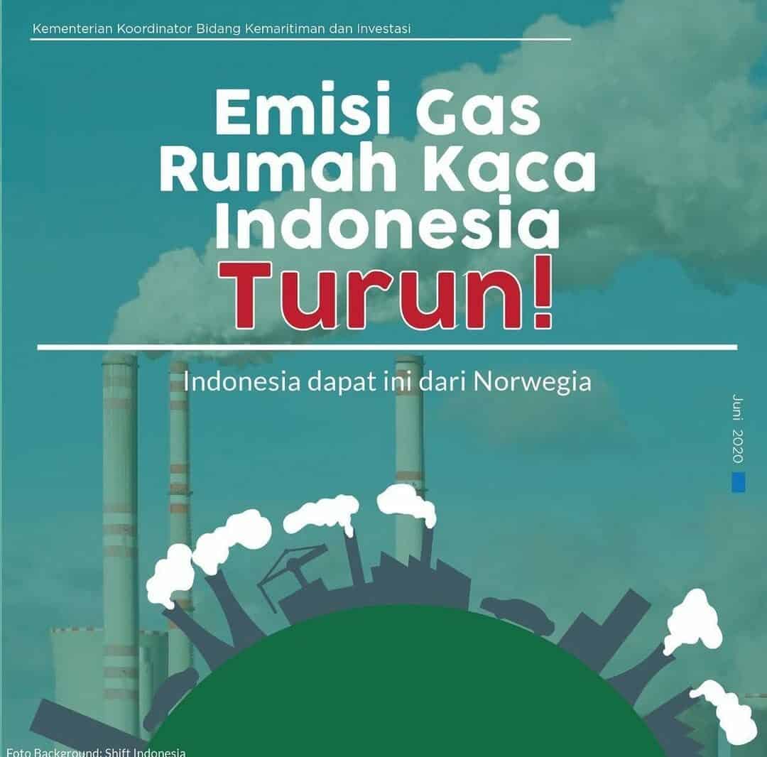  Emisi Gas Rumah Kaca  Indonesia Turun