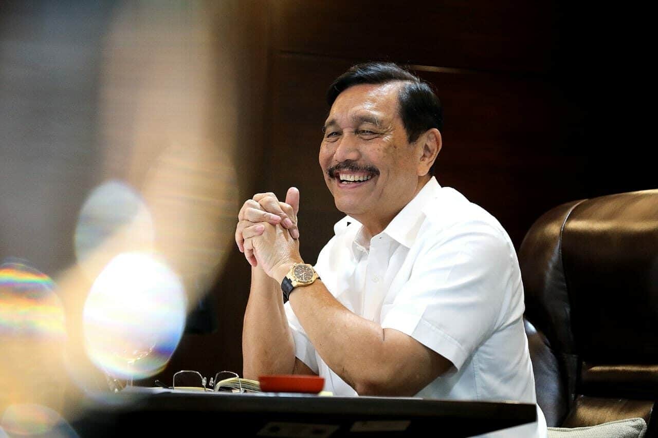 Menko Luhut Pimpin Video Conference Rapat Koordinasi Pengembangan Wilayah Sukabumi Pendamping D1 rapat Menko Luhut Vidcon rakor Pengembangan Wilayah Sukabumi pendamping D1 di Kantor Maritim, (24-02-2021)