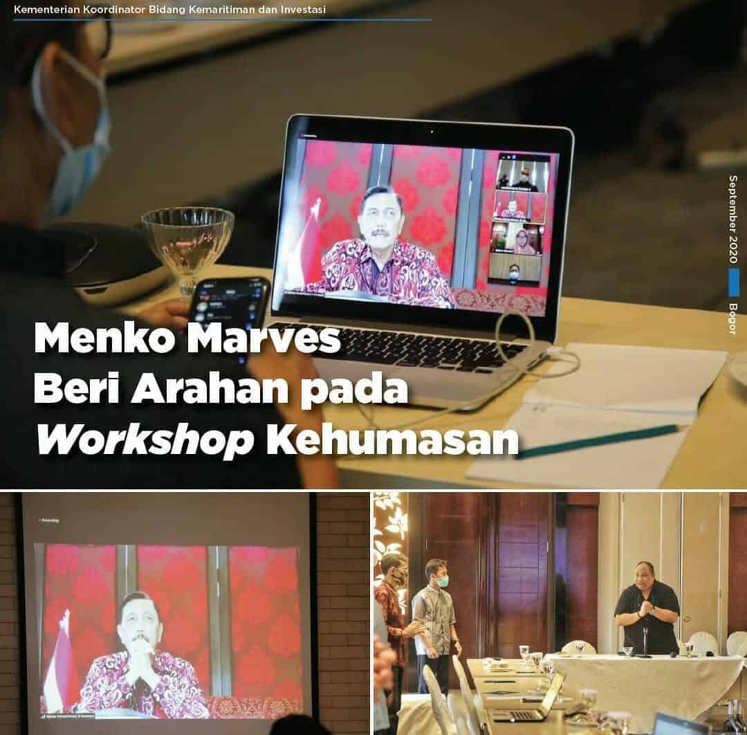 Menko Marves Beri Arahan pada Workshop Kehumasan Konsep Otomatis