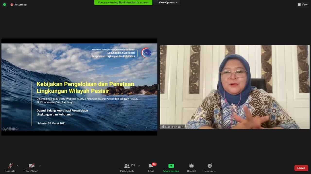 Bahas Penataan Ruang Laut dan Wilayah Pesisir, Deputi Nani: “Integrasi Tiap Pihak Mampu Pulihkan Lingkungan Maupun Ekonomi Masyarakat Wilayah Pesisir” Bahas Penataan Ruang Laut dan Wilayah Pesisir, Deputi Nani: “Integrasi Tiap Pihak Mampu Pulihkan Lingkungan Maupun Ekonomi Masyarakat Wilayah Pesisir”