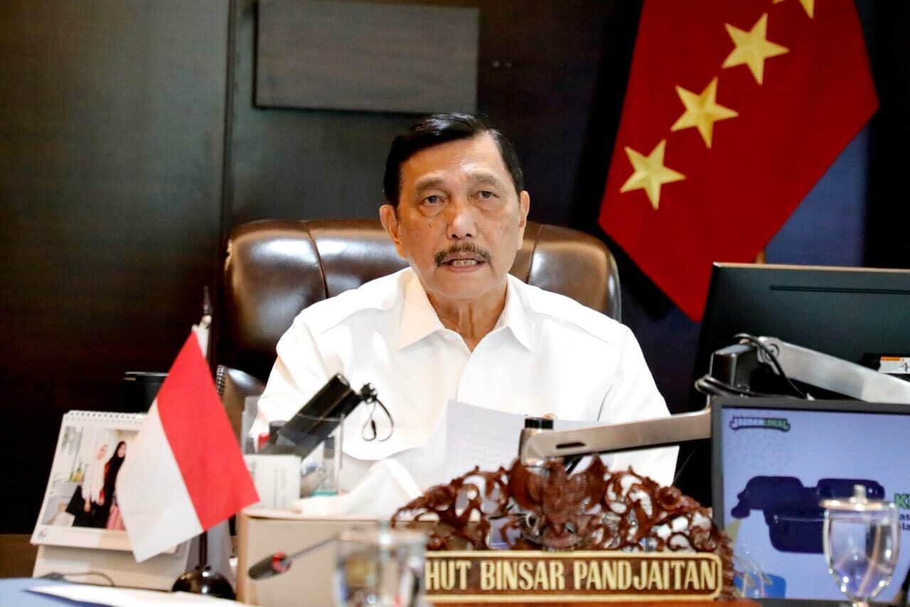 Menko Luhut Pimpin Virtual Pembicara pada Sosialisasi Kepmen KP Nomor 14 Tahun 2021 tentang Alur Pipa dan/atau Kabel Bawah Laut Menko Luhut Virtual Pembicara pada Sosialisasi Kepmen KP Nomor 14 Tahun 2021 tentang Alur Pipa dan/atau Kabel Bawah Laut