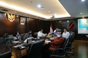 Paparan dari Deputi 1 tentang Pembahasan Pengembangan Potensi Ekonomi di Selat Sunda, Selat Malaka, dna Selat Lombok