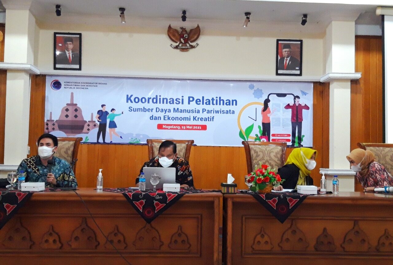 Kemenko Marves Inisiasi Koordinasi Pelatihan dan Pengembangan SDM Pariwisata dan Ekonomi Kreatif di Kota Magelang Kemenko Marves Inisiasi Koordinasi Pelatihan dan Pengembangan SDM Pariwisata dan Ekonomi Kreatif di Kota Magelang