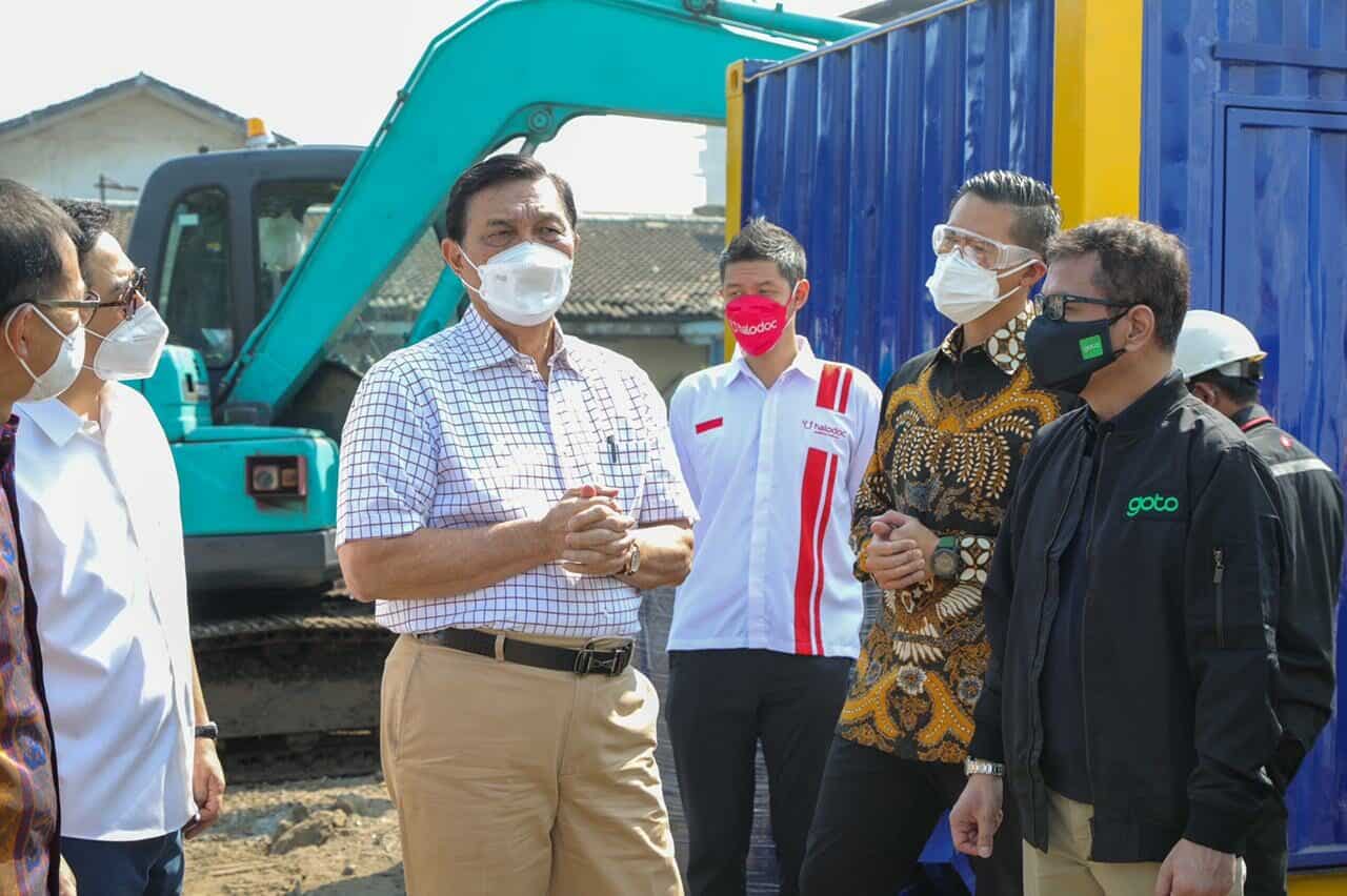 Memastikan Ketersediaan Tempat Tidur Bagi Pasien Covid-19, Menko Luhut Kunjungi Rumah Oksigen Kadin dan GoTo 7D1EF08F A7C0 47BE 8C56 287004EABD97