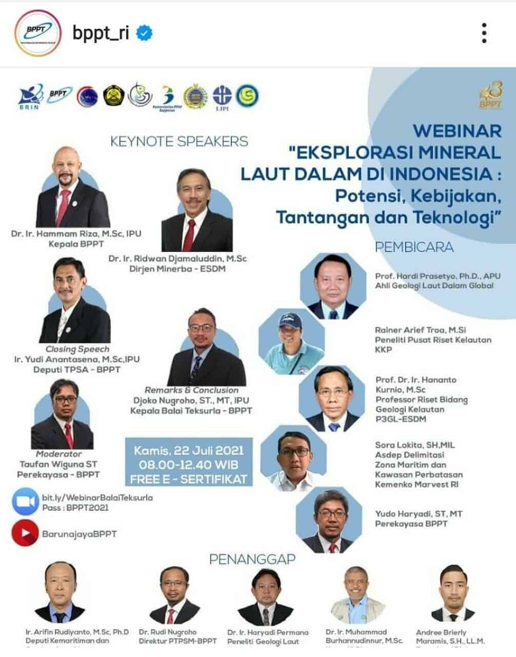 Kemenko Marves Tegaskan Alasan Indonesia Wajib Lakukan Eksplorasi Dan Eksploitasi Mineral Laut Dalam WhatsApp Image 2021 07 22 at 20.46.47