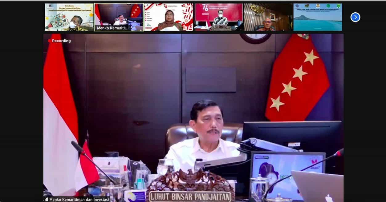 Pantau Perkembangan Ekosistem Logistik Nasional, Menko Luhut Tegaskan Perlunya Kerja Sama Seluruh Pihak Screen Shot 2021 08 20 at 14.50.37
