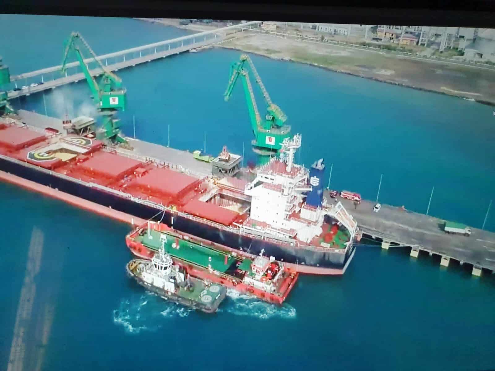 Kemenko Marves Saksikan Langsung Penjualan Perdana Bunkering MFO Rendah Sulfur di Selat Sunda WhatsApp Image 2021 08 27 at 18.09.23