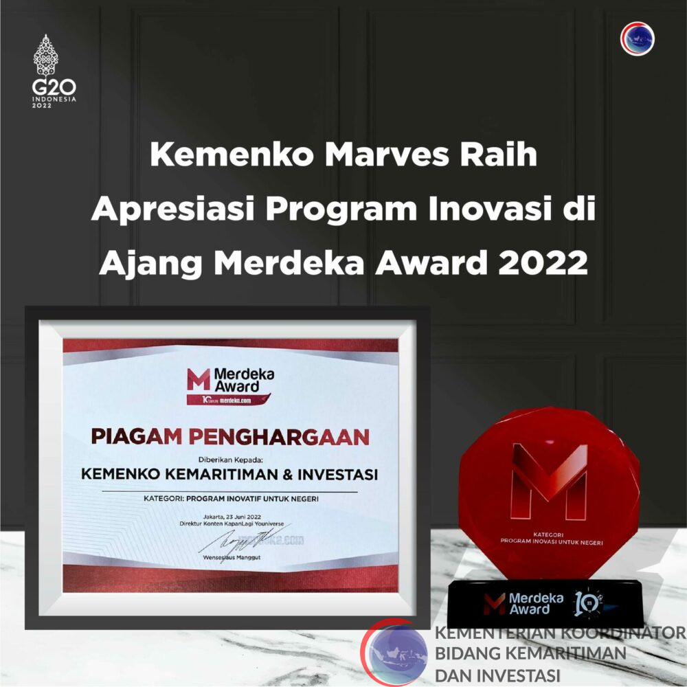 Kemenko Marves Raih Apresiasi Program Inovasi Di Ajang Merdeka Award