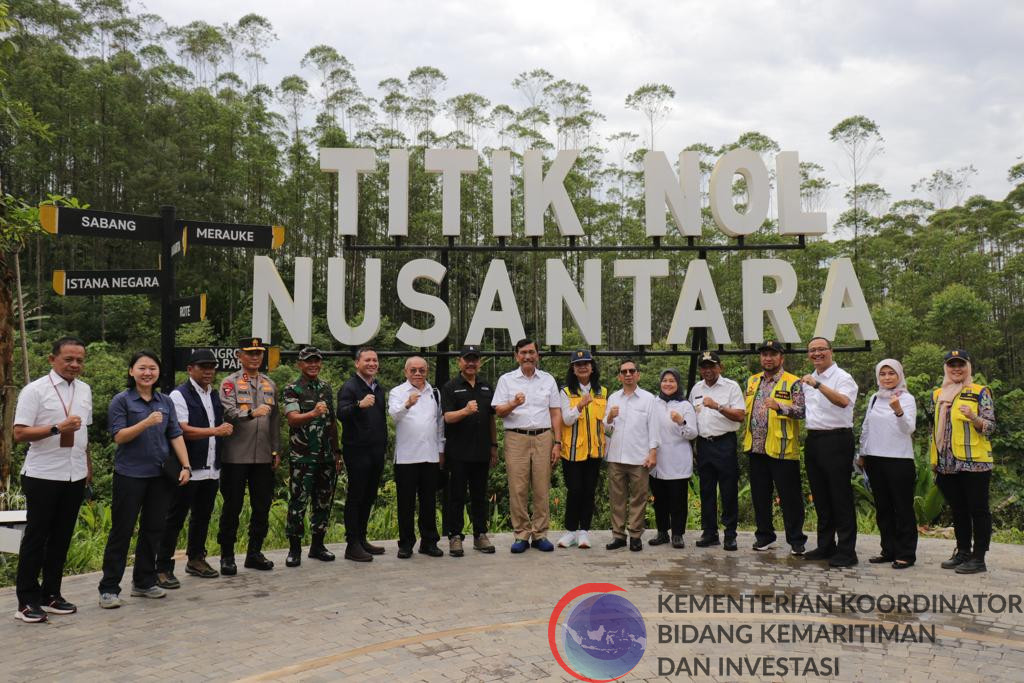 Kunjungan Menko Luhut Binsar Pandjaitan Di Ibu Kota Nusantara Pada Rabu ...