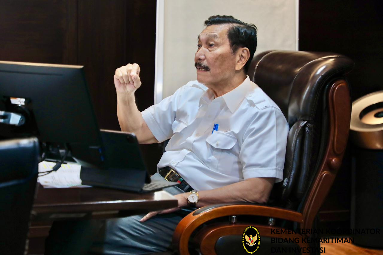 Menko Luhut Rakor Pembahasan Percepatan Peningkatan Peringkat PISA melalui Sistem GASING di Kantor Marves