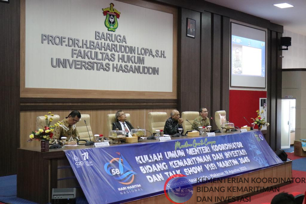 Kemenko Marves Bersama Universitas Hasanuddin Makassar Bahas “Visi Maritim 2045”