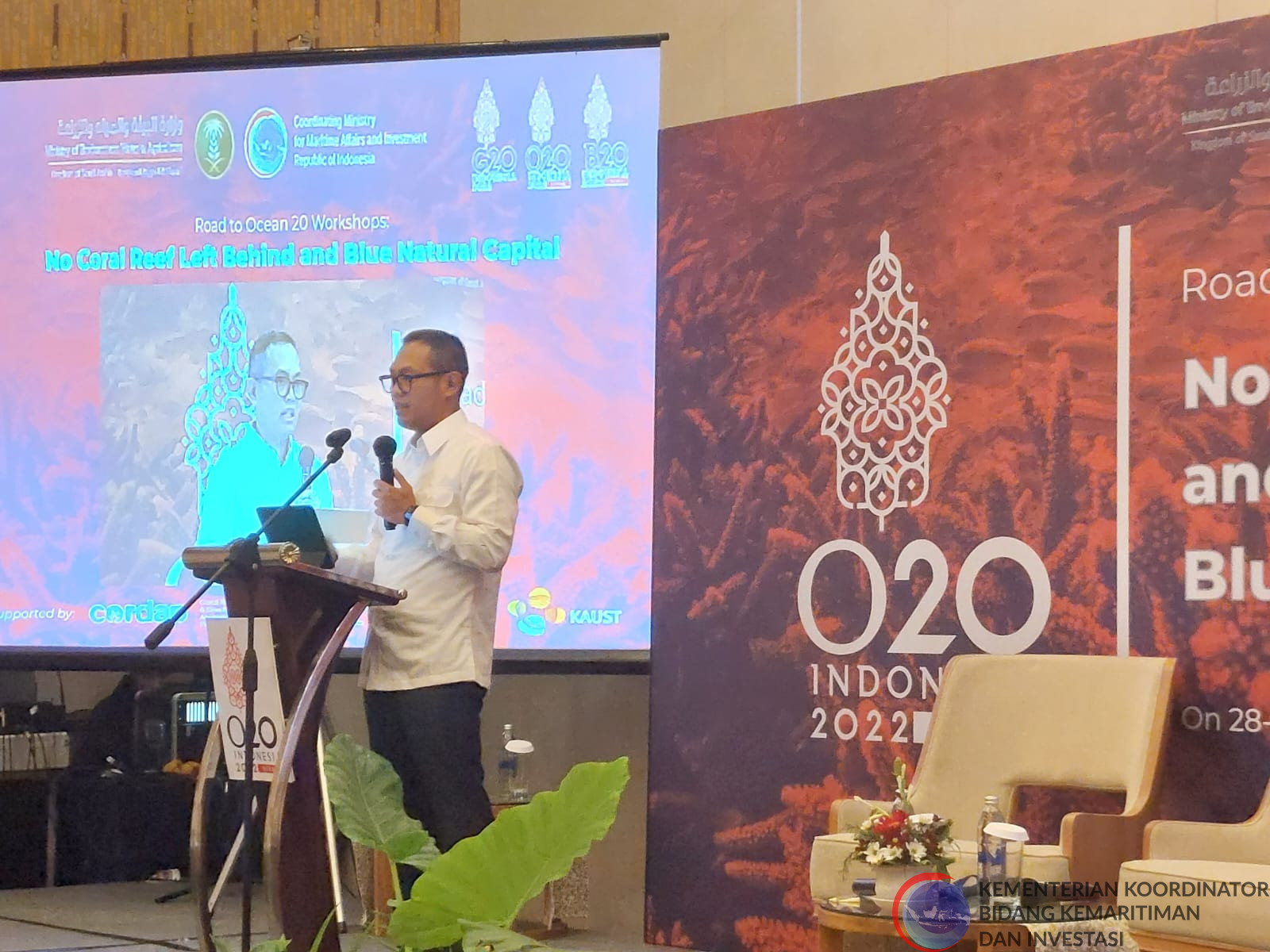 Road to Ocean20: Kemenko Marves Perkuat Diplomasi Kelautan melalui Workshop Blue Natural Capital
