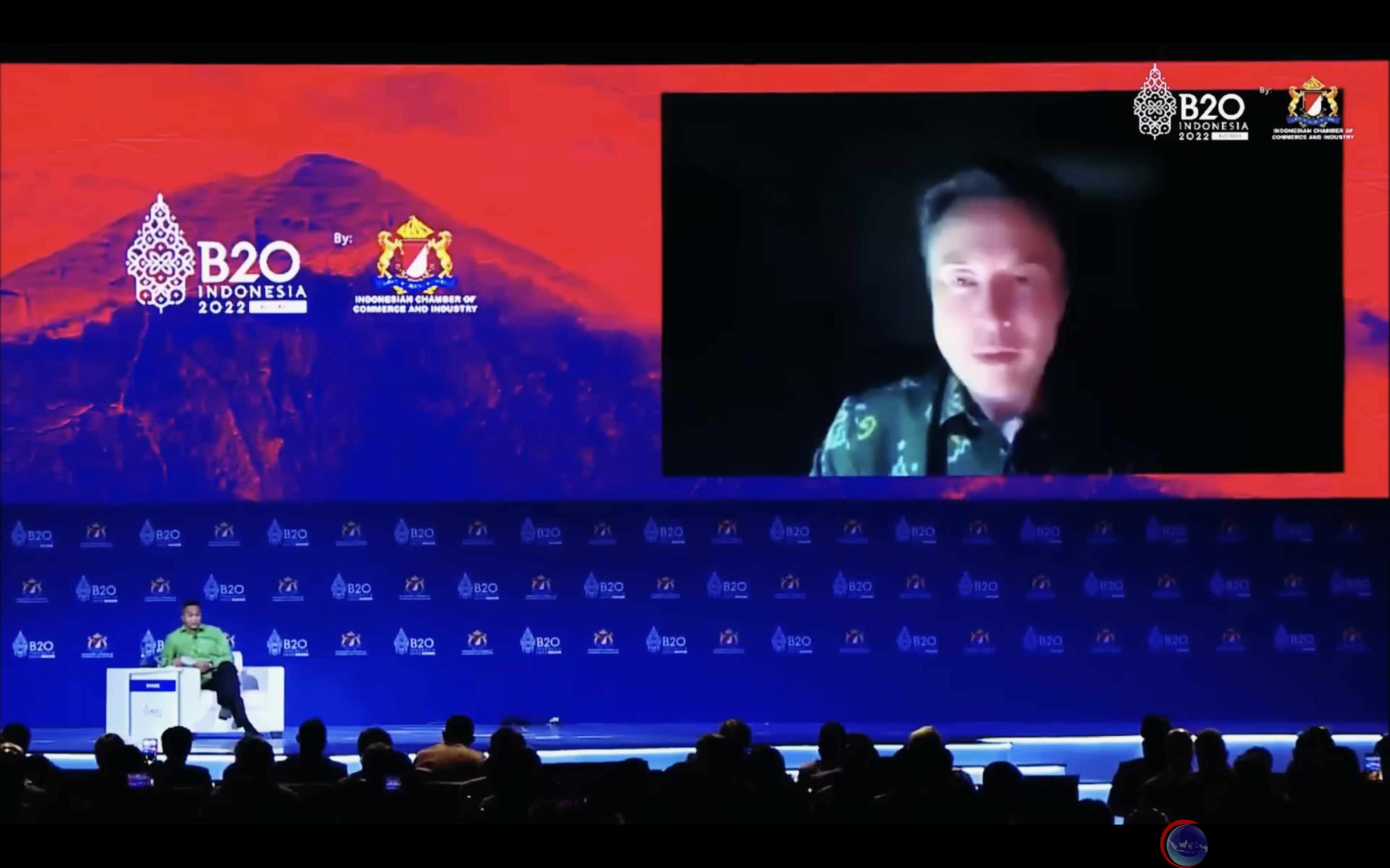 Elon Musk Batal Hadir di KTT G20, Tetap Sukacita Kenakan Batik Bomba