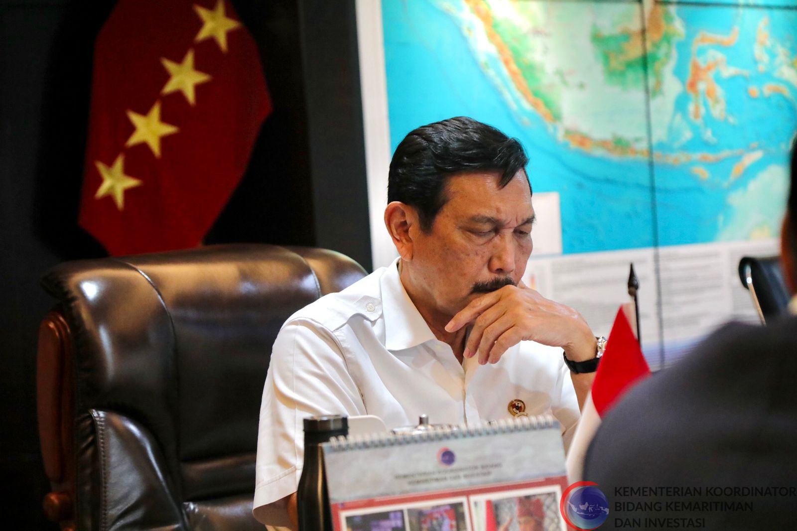 Menko Luhut Meeting Menko Dengan Pak Sultan Najamudin (Waka DPD)