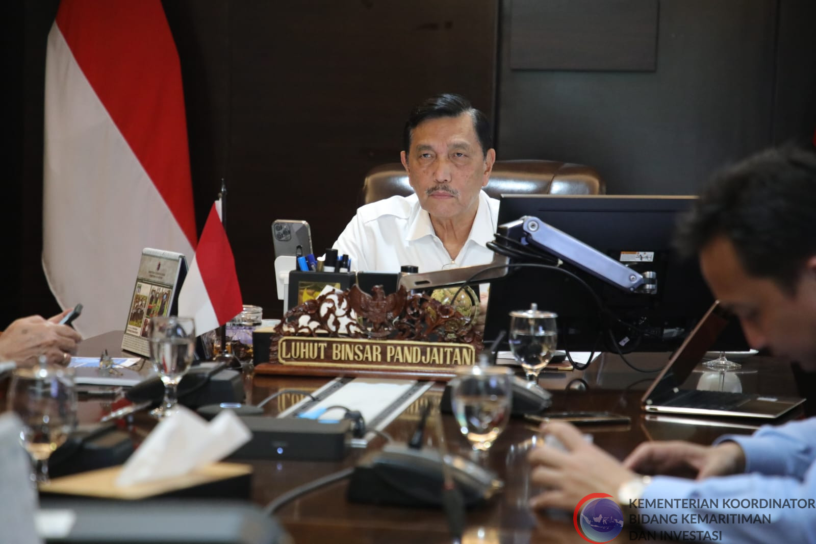 Rapat koordinasi membahas terkait minyak goreng di sore hari ini