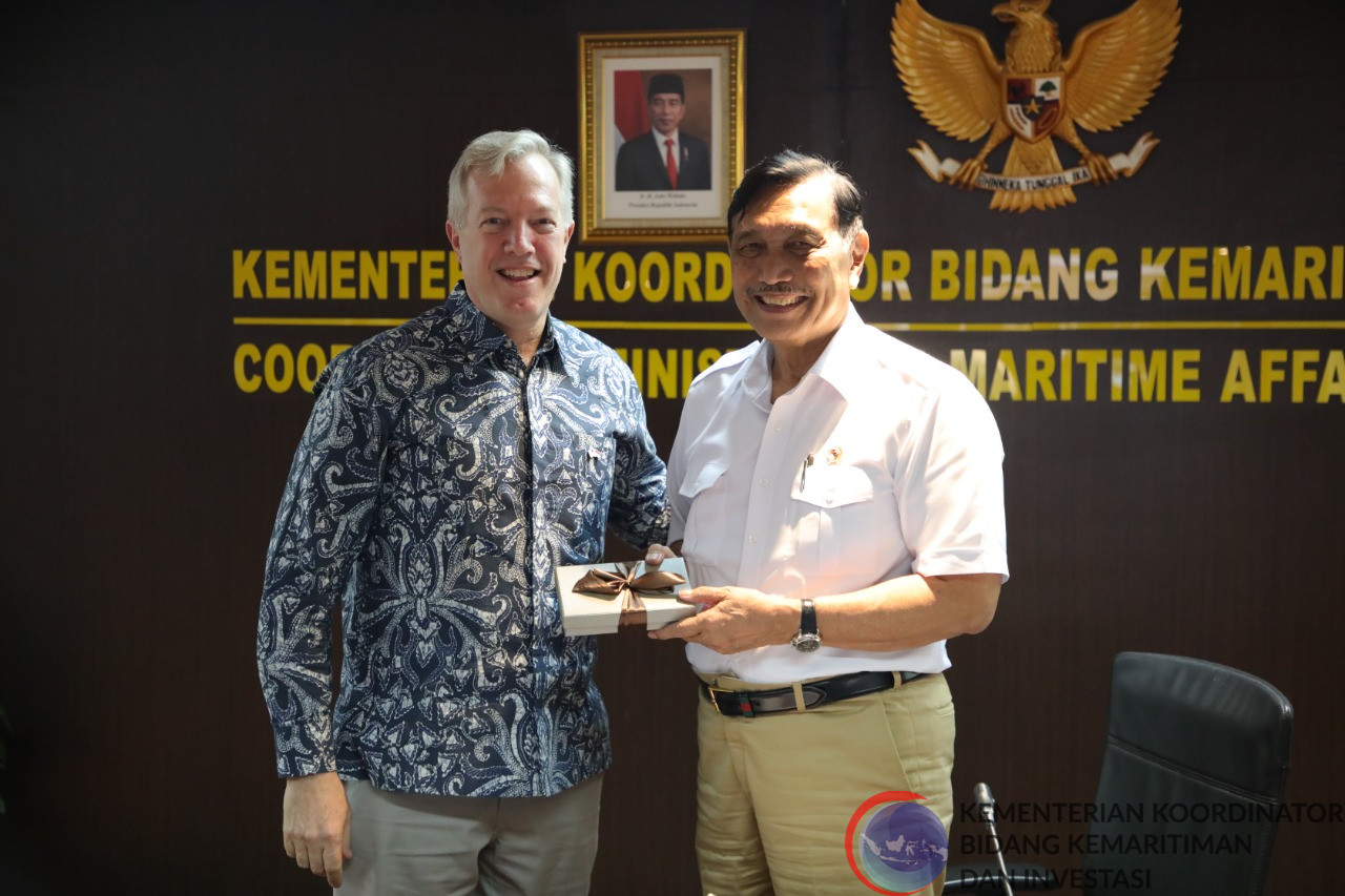 Menko Luhut Hybrid Meeting w/ US-ASEAN Business Council (US-ABC) 2022 Indonesia Business Mission