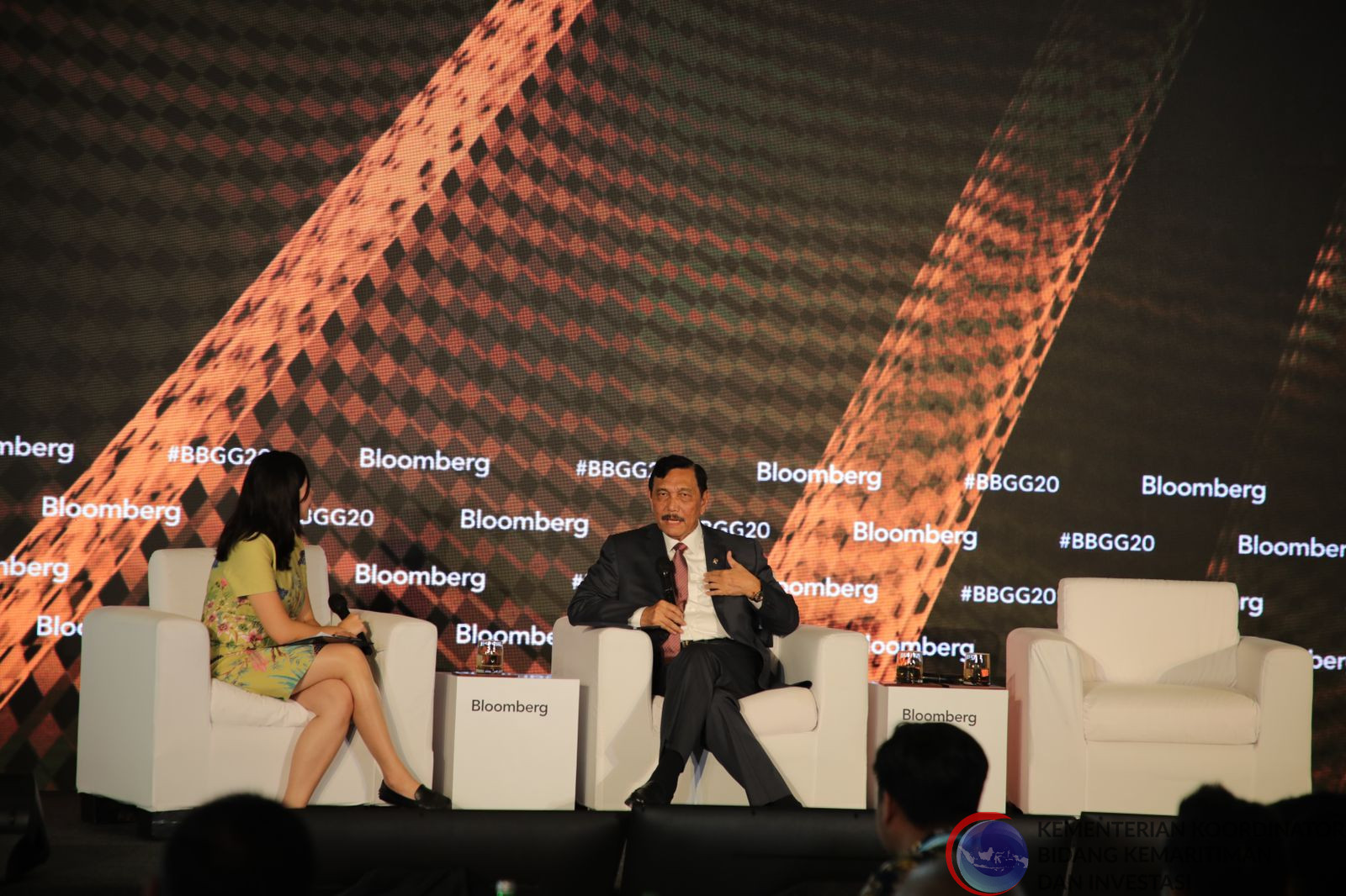 Dokumentasi Menko di acara Bloomberg CEO Forum (11-11-2022)