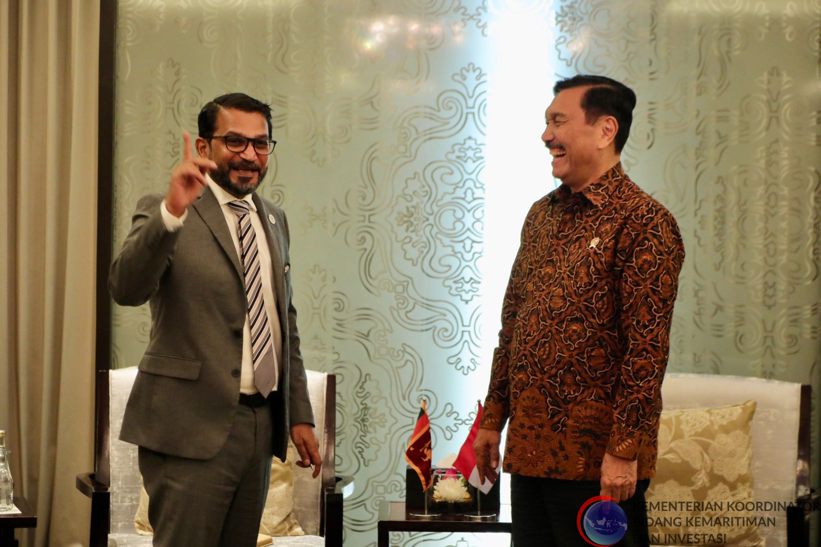 Menko Marves Billateral Meeting bersama Menteri Srilanka