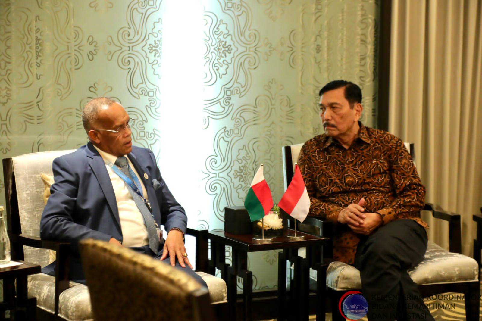 Menko Marves Billateral Meeting bersama Menteri Madagaskar