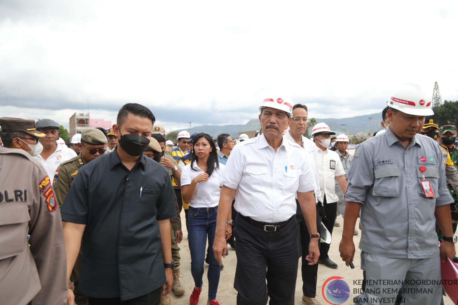 kunjungan Menko Marves di Silangit - Lokasi F1 H2O