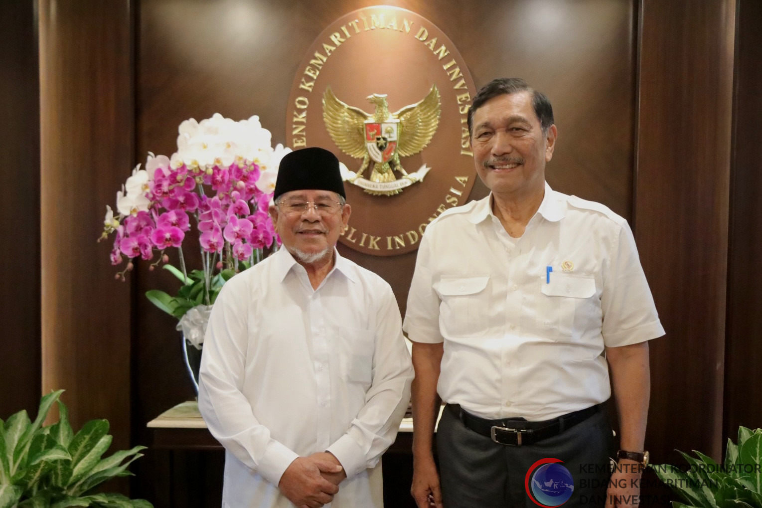 Menko Marves Meeting dengan Gubernur Maluku Utara