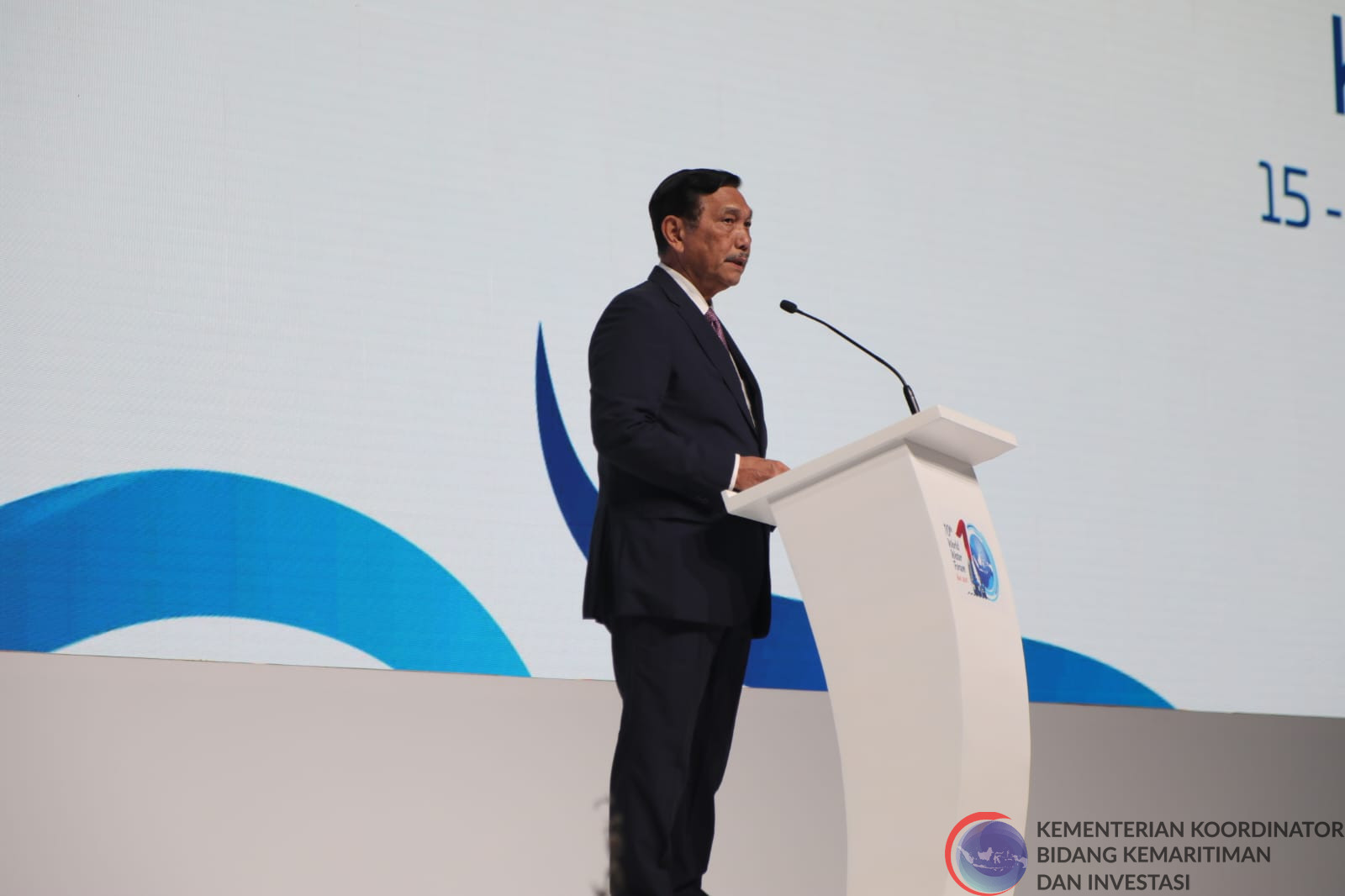 Menko Luhut Hadiri Closing Kick Off Meeting World Water Forum ke-10