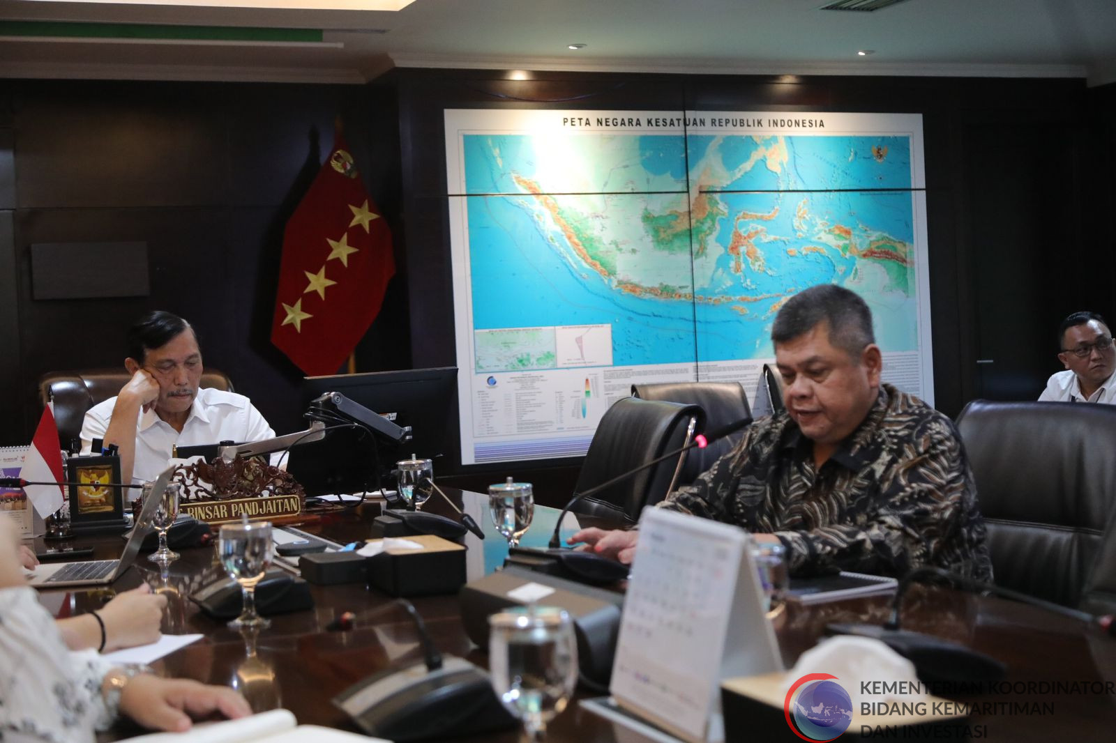 Menko Luhut Gelar Rapat Koordinasi Penyelesaian Permasalahan Pengadaan Lahan Bendungan Margatiga di Kabupaten Lampung Timur