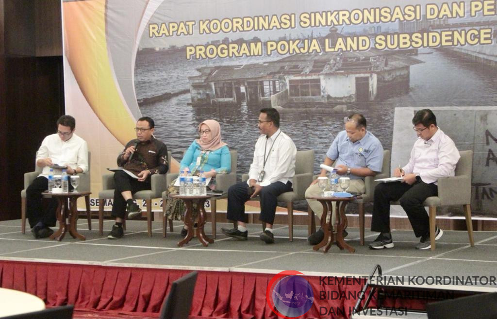 Urgensi Land Subsidence, Kemenko Marves Sinkronisasi Pokja di Pantura